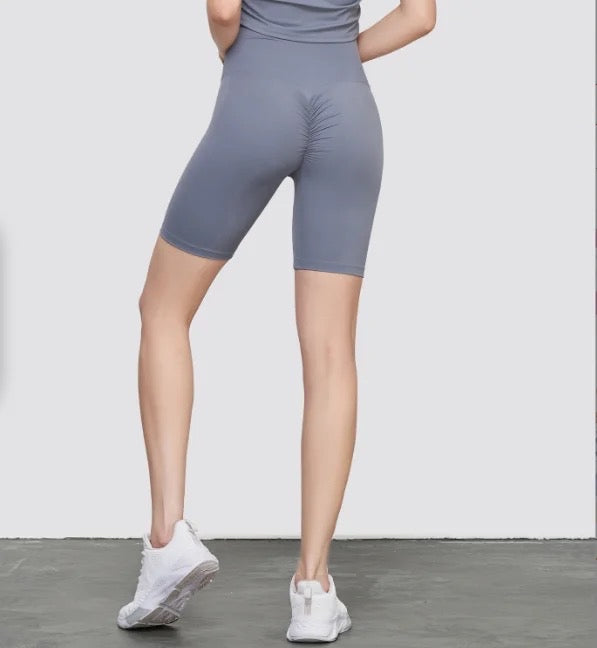 workout shorts grey