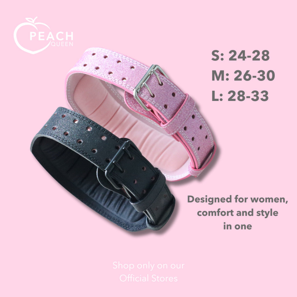 Peach Queen Weight Lifting Belt