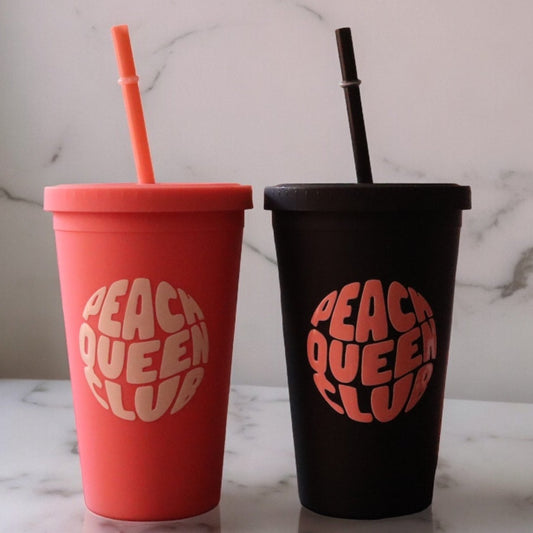 Peach Queen Coffee Cups