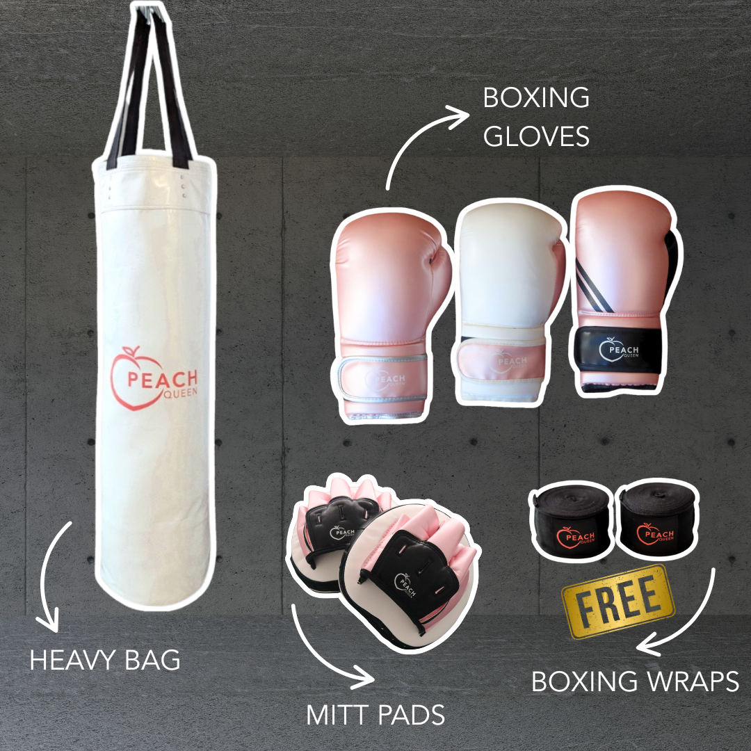 Home Boxing Girl Era Kit with FREE Black Wraps