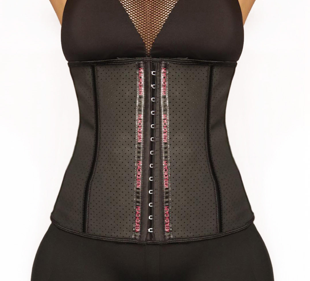 9 steel high quality boned latex waist trainer