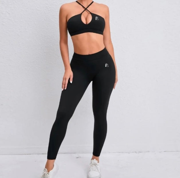 sports bra & leggings black