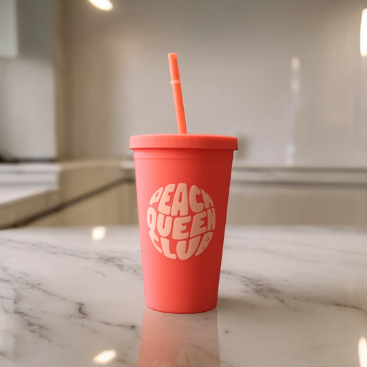 Peach Queen Coffee Cups